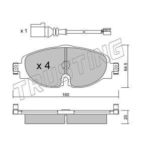 Bremsbeläge 966.0W von TRUSTING günstig für 105,32 € online kaufen