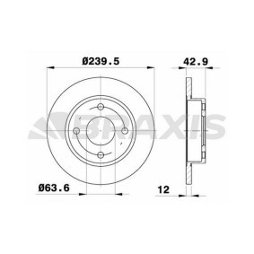 Acquista Disco freno da BRAXIS AE0039 a buon mercato per soli 38,48 €
