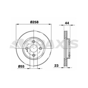 Acquista Disco freno da BRAXIS AE0161 a buon mercato per soli 55,56 €