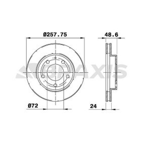 Acquista Disco freno da BRAXIS AE0215 a buon mercato per soli 53,71 €