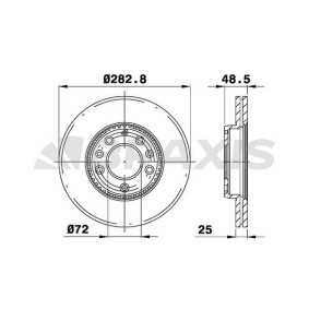 Acquista Disco freno da BRAXIS AE0225 a buon mercato per soli 75,35 €