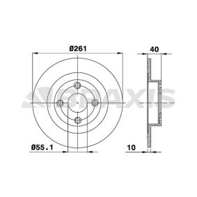Acquista Disco freno da BRAXIS AE0466 a buon mercato per soli 50,26 €
