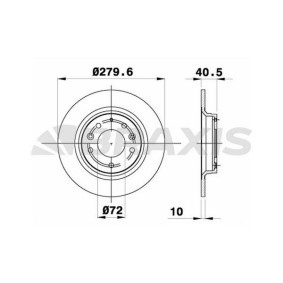 Acquista Disco freno da BRAXIS AE0580 a buon mercato per soli 37,25 €
