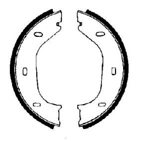 Handbremsbeläge des Herstellers FTE - Originalware Artikelnummer: BB1033A5