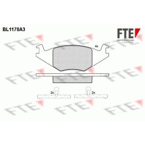 Bremsbeläge von FTE