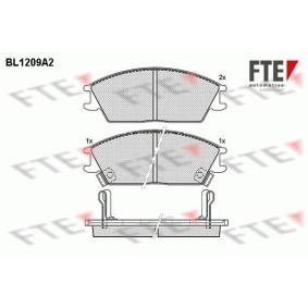 Bremsbeläge BL1209A2 von FTE günstig für 22,92 € online kaufen