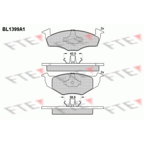 Bremsbeläge BL1399A1 von FTE günstig für 23,98 € online kaufen