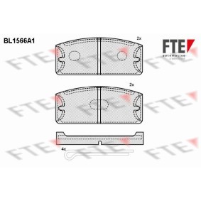 Bremsbeläge für ALPINE von FTE