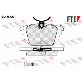 Bremsbeläge BL1657A3 von FTE günstig für 25,35 € online kaufen