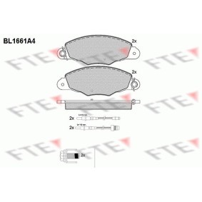 Bremsbeläge BL1661A4 von FTE günstig für 76,68 € online kaufen