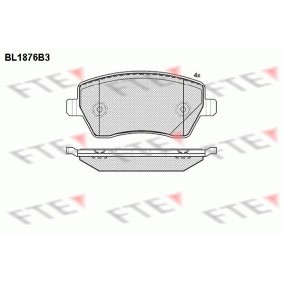 Bremsbeläge BL1876B3 von FTE günstig für 30,29 € online kaufen