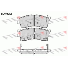 Bremsbeläge BL1932A2 von FTE günstig für 34,51 € online kaufen