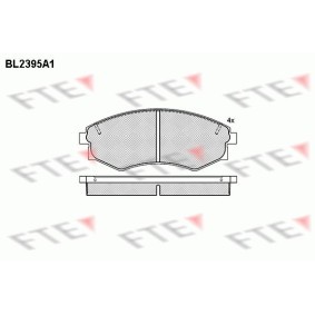 Bremsbeläge BL2395A1 von FTE günstig für 65,80 € online kaufen