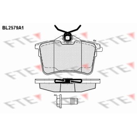 Bremsbeläge BL2579A1 von FTE günstig für 26,59 € online kaufen