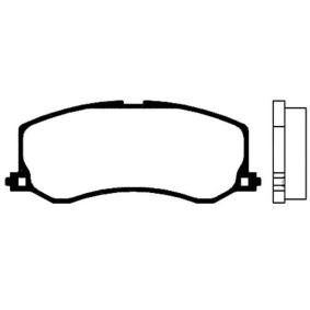 Bremsbeläge von KAVO PARTS