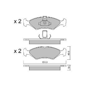 Acquista Kit pastiglie freni da AISIN BPFO-1015 a buon mercato per soli 31,18 €