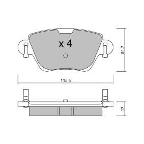 Acquista Kit pastiglie freni da AISIN BPPE-2007 a buon mercato per soli 37,77 €
