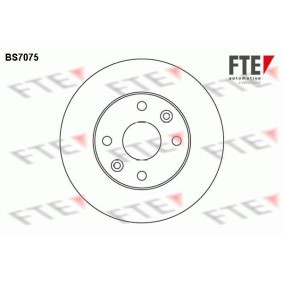 Bremsscheibe BS7075 von FTE günstig für 53,88 € online kaufen
