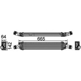 Kjøp Intercooler av DIEDERICHS DCA1061 til den lave prisen 2830,67 NOK
