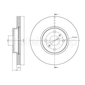 Bremsscheibe DF1068 von TRUSTING günstig für 82,06 € online kaufen