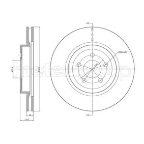 Bremsscheibe DF1305 von TRUSTING günstig für 119,19 € online kaufen