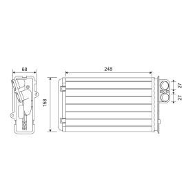 Wärmetauscher, Innenraumheizung 812161 von VALEO günstig für 333,84 € online kaufen