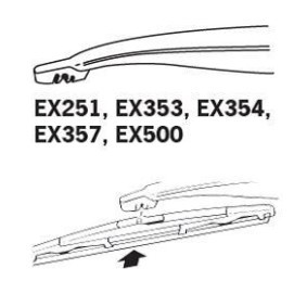 Achetez des Essuie-glace TRICO EFB6017R à prix pour 8,72 €