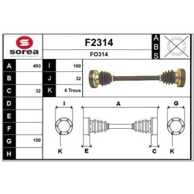 Compre Veio de transmissão de SNRA online para SCORPIO II (GFR, GGR) a preços moderados