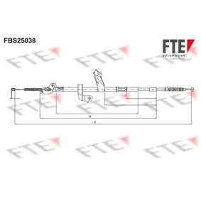 Handbremsseil FBS25038 von FTE günstig für 52,56 € online kaufen