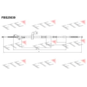 Handbremsseil FBS25039 von FTE günstig für 33,10 € online kaufen