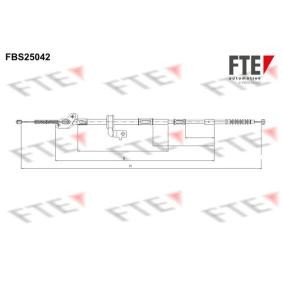 Handbremsseil FBS25042 von FTE günstig für 49,09 € online kaufen