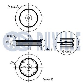 Umlenk- / Führungsrolle, Keilrippenriemen 55330 von RUVILLE günstig für 20,88 € online kaufen