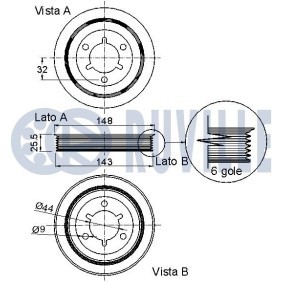 Spannarm, Keilrippenriemen 55345 von RUVILLE günstig für 42,82 € online kaufen