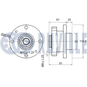 Umlenkrolle, Zahnriemen 55441 von RUVILLE günstig für 9,52 € online kaufen