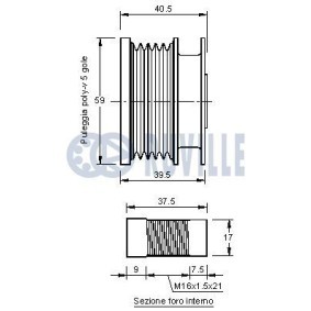 Zahnriemensatz 5660071 von RUVILLE günstig für 30,12 € online kaufen