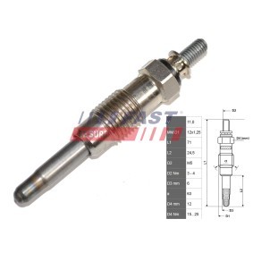 Osta Hehkutulppa FAST:llä FT82710 edullisesti hintaan 6,65 €
