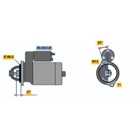 Köp Startmotor av BOSCH 0 001 108 445 till det låga priset 4974,15 kr