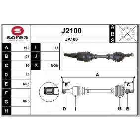 Comprar Árbol de transmisión de SNRA J2100 a bajo precio de 308,48 €