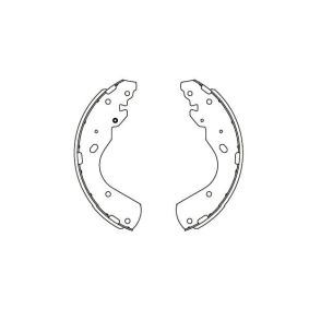 Achetez des Jeu de mâchoires de frein KAVO PARTS KBS-5404 à prix pour 51,68 €