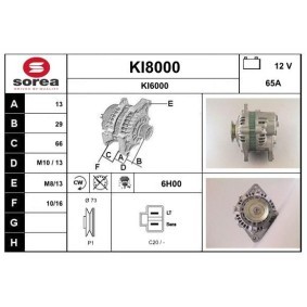 Köp Generator av SNRA KI8000 till det låga priset 1619,76 kr