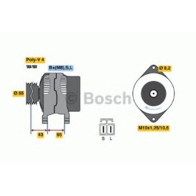 Køb Generator af BOSCH 0 986 045 511 til den lave pris 2235,38 DKK
