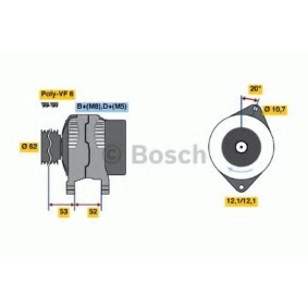 Lichtmaschine 0 986 049 231 von BOSCH günstig für 152,77 € online kaufen