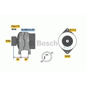 Köp Generator av BOSCH 0 986 081 200 till det låga priset 4923,98 kr