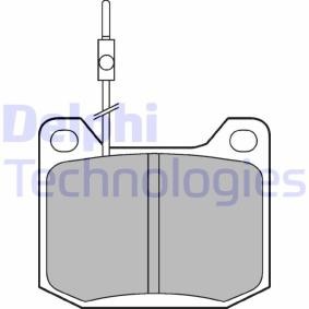 Acquista Pastiglie dei freni da DELPHI online per 504 Pick-up a prezzi moderati