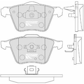 Achetez des Plaquettes de frein MOTAQUIP LVXL1249 à prix pour 41,67 €