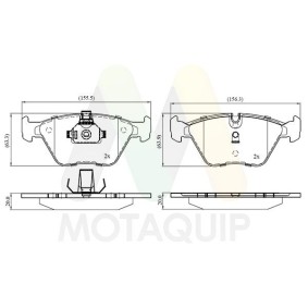 Compre Pastilhas de travão da MOTAQUIP LVXL1703 a um preço baixo por 37,41 €