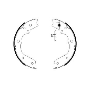 Bremsbackensatz, Feststellbremse 0 986 487 671 von BOSCH günstig für 28,90 € online kaufen