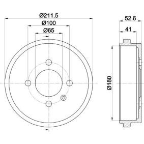 Bremstrommel MBD301 von MINTEX günstig für 41,88 € online kaufen