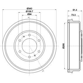 Bremstrommel von MINTEX MBD333