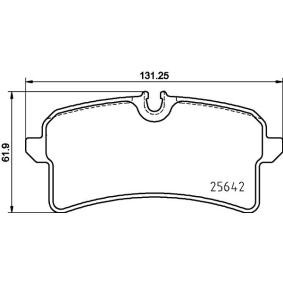 Bremsbeläge für PORSCHE von MINTEX